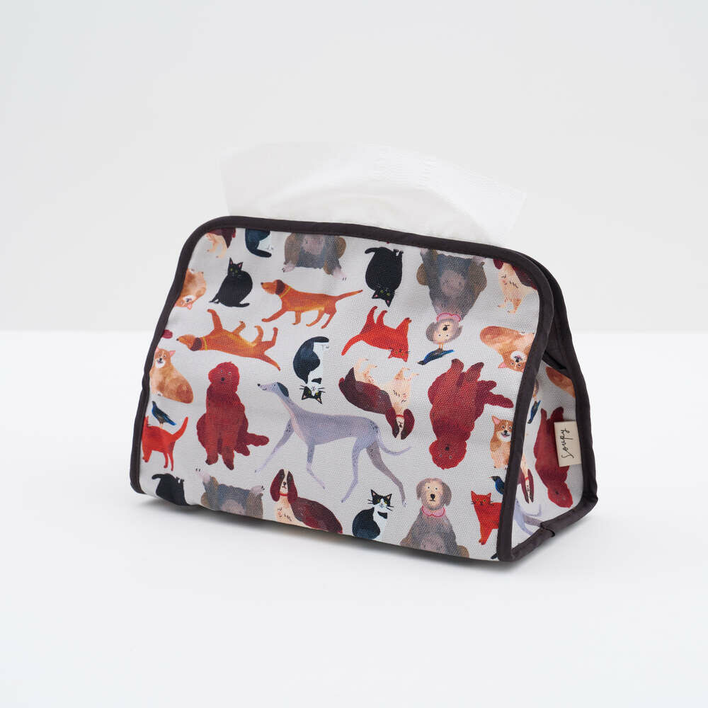 Tissue Box Cover/Artists Collaboration Collection/inBlooom x Soupy Tang/Pets Party