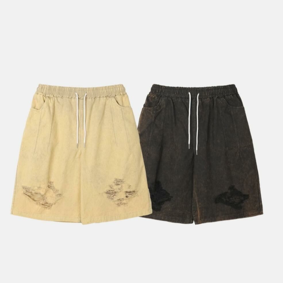 洗水破洞短褲 FLEUR-002P