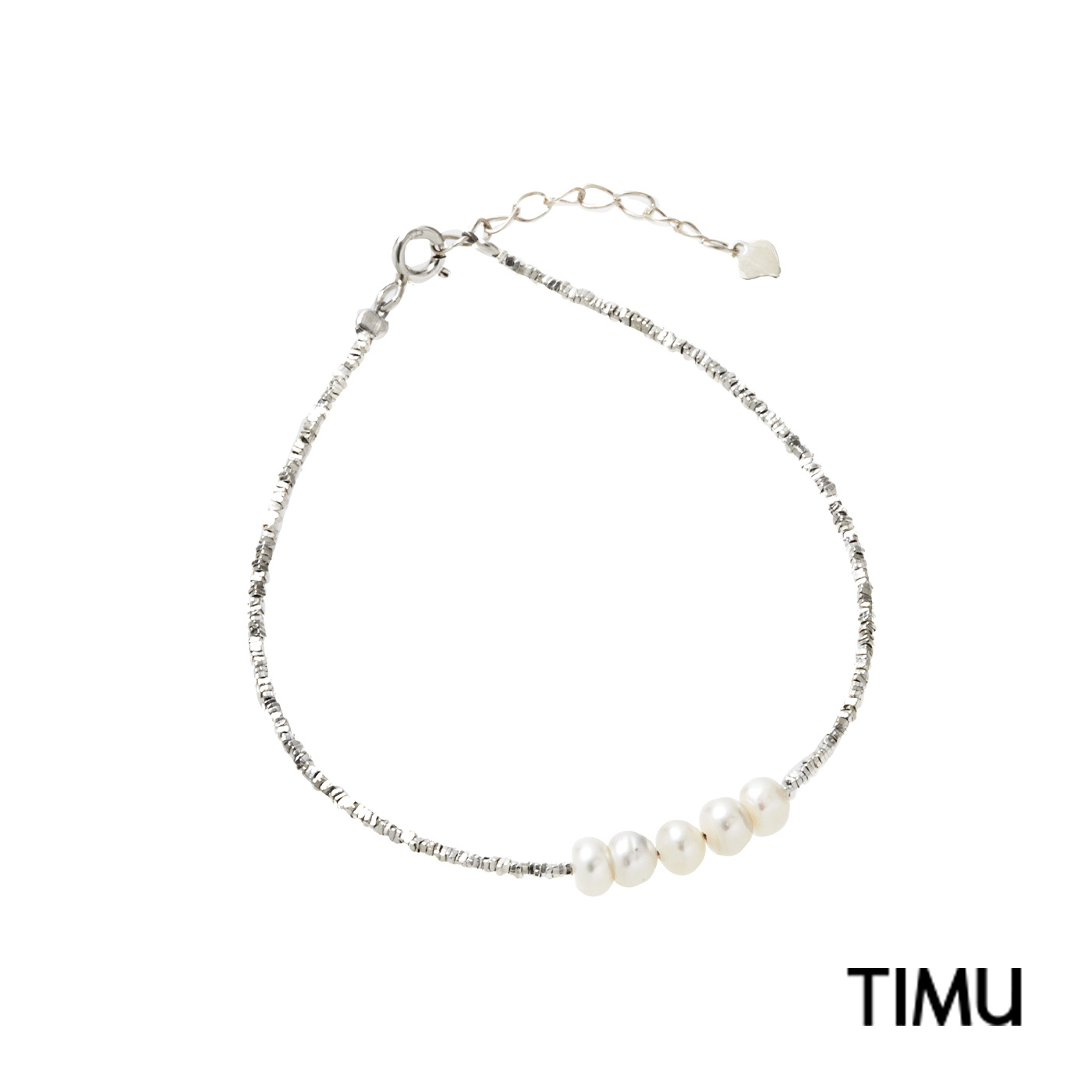 平價飾品,TIMU聯名款,純銀,珍珠,手鍊
