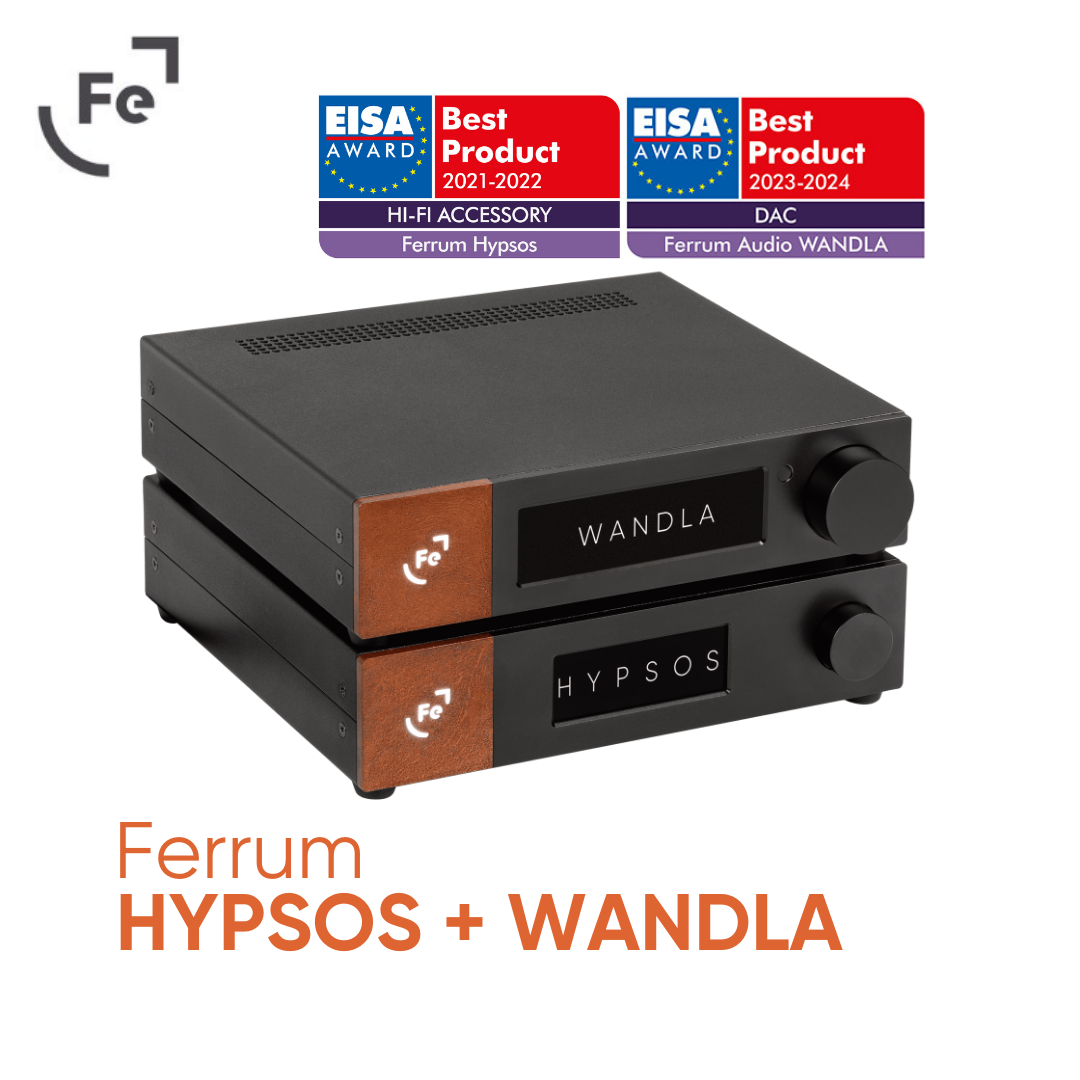 Ferrum Wandla + HYPSOS (MQA/DSD/DXD DAC 旗艦解碼前級 + 混合式直流電源供應) 配DC 頭電源輸出線