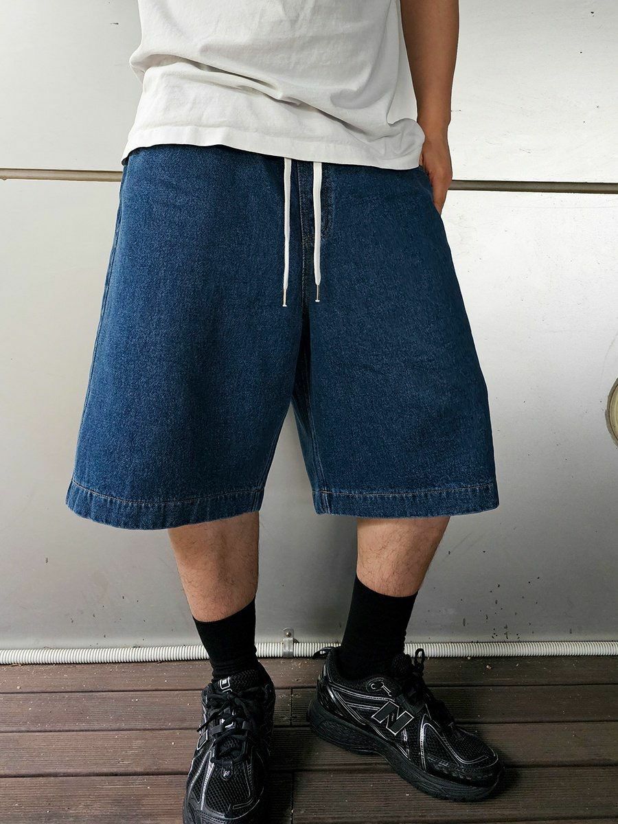 淨色牛仔短褲 VENTIQUE-001P