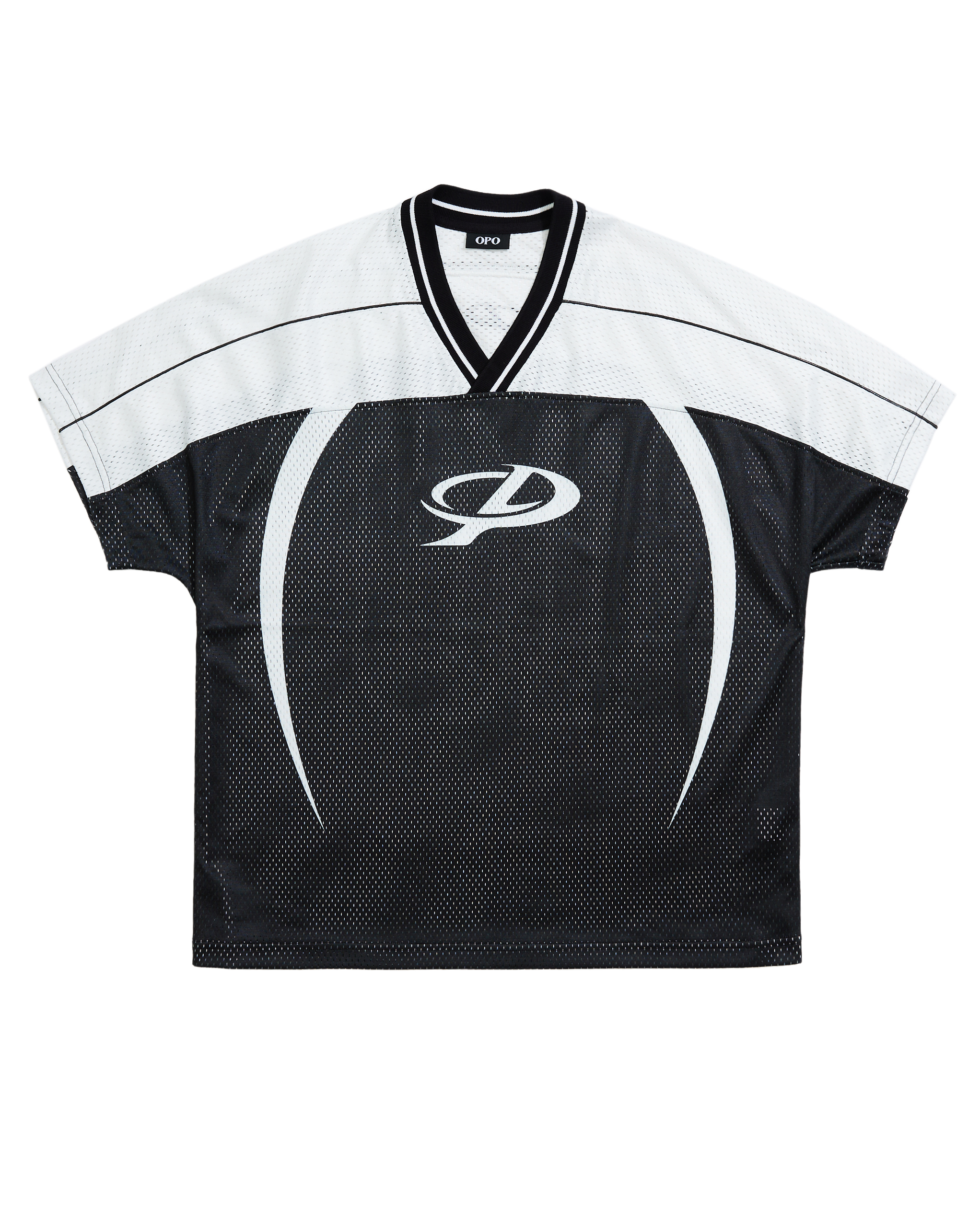 OPO DESIGN 彎刀流線網眼球衣