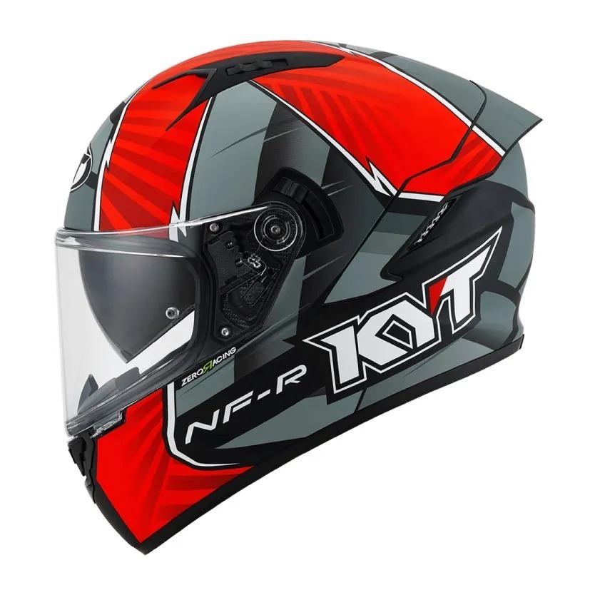 KYT NF-R #12灰 消光 選手彩繪 內墨片帽款