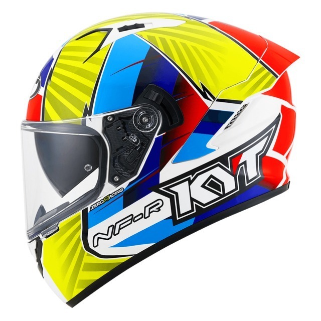 KYT NF-R #12藍  選手彩繪 內墨片帽款