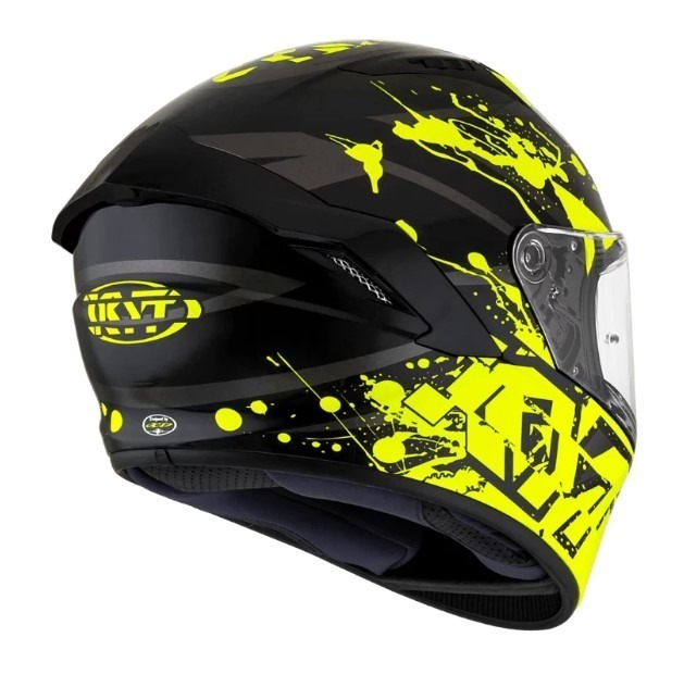 KYT NF-R N黃 亮光 彩繪 內墨片帽款