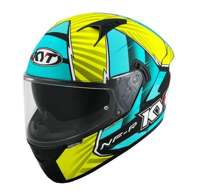 KYT NF-R #12水綠 消光 選手彩繪 內墨片帽款