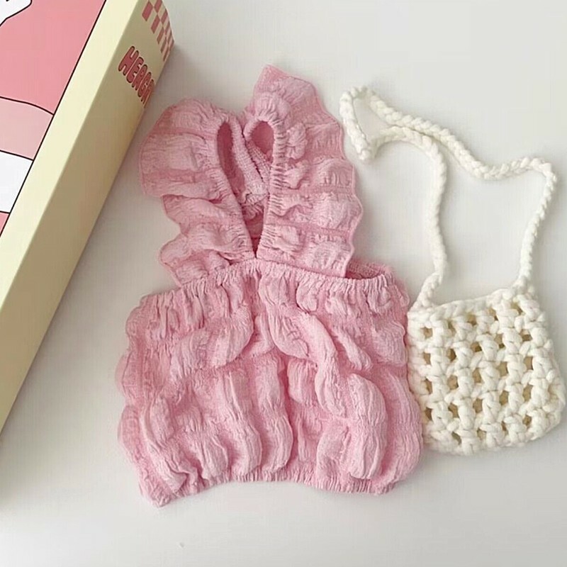 宠物衣服 泡泡吊带裙