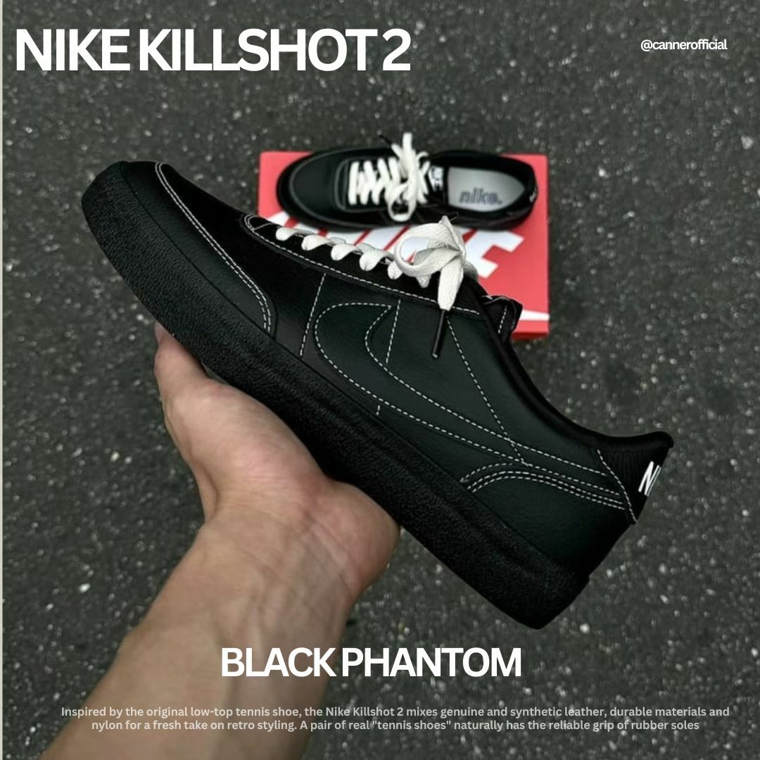 <預購> Nike Killshot 2 AJ1 黑武士 平替款 TS 4.0 小倒勾 黑白 復古版鞋 HJ7263-010