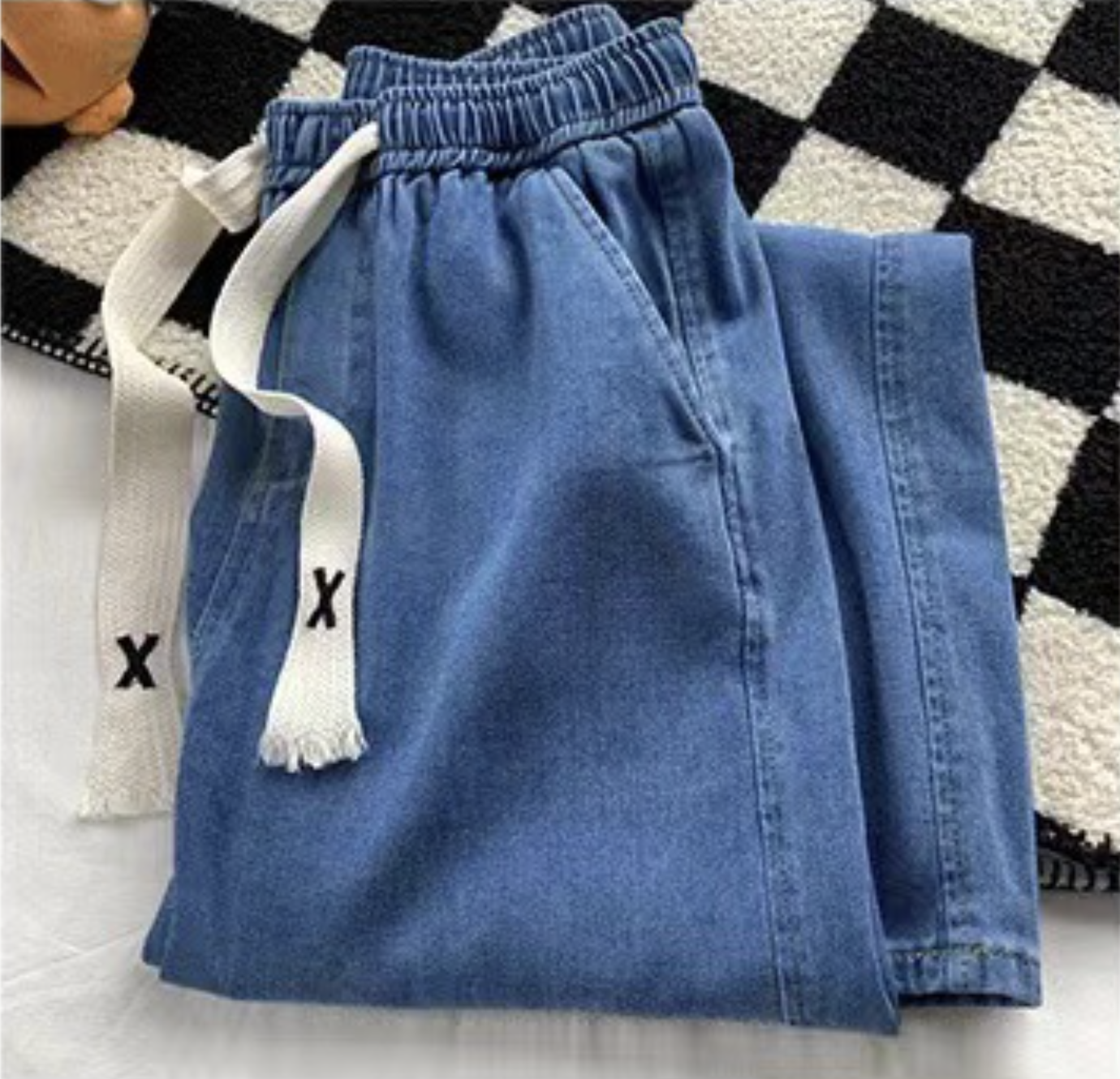 (清倉現貨) Reels千萬流量爆款百搭復古直筒牛仔褲