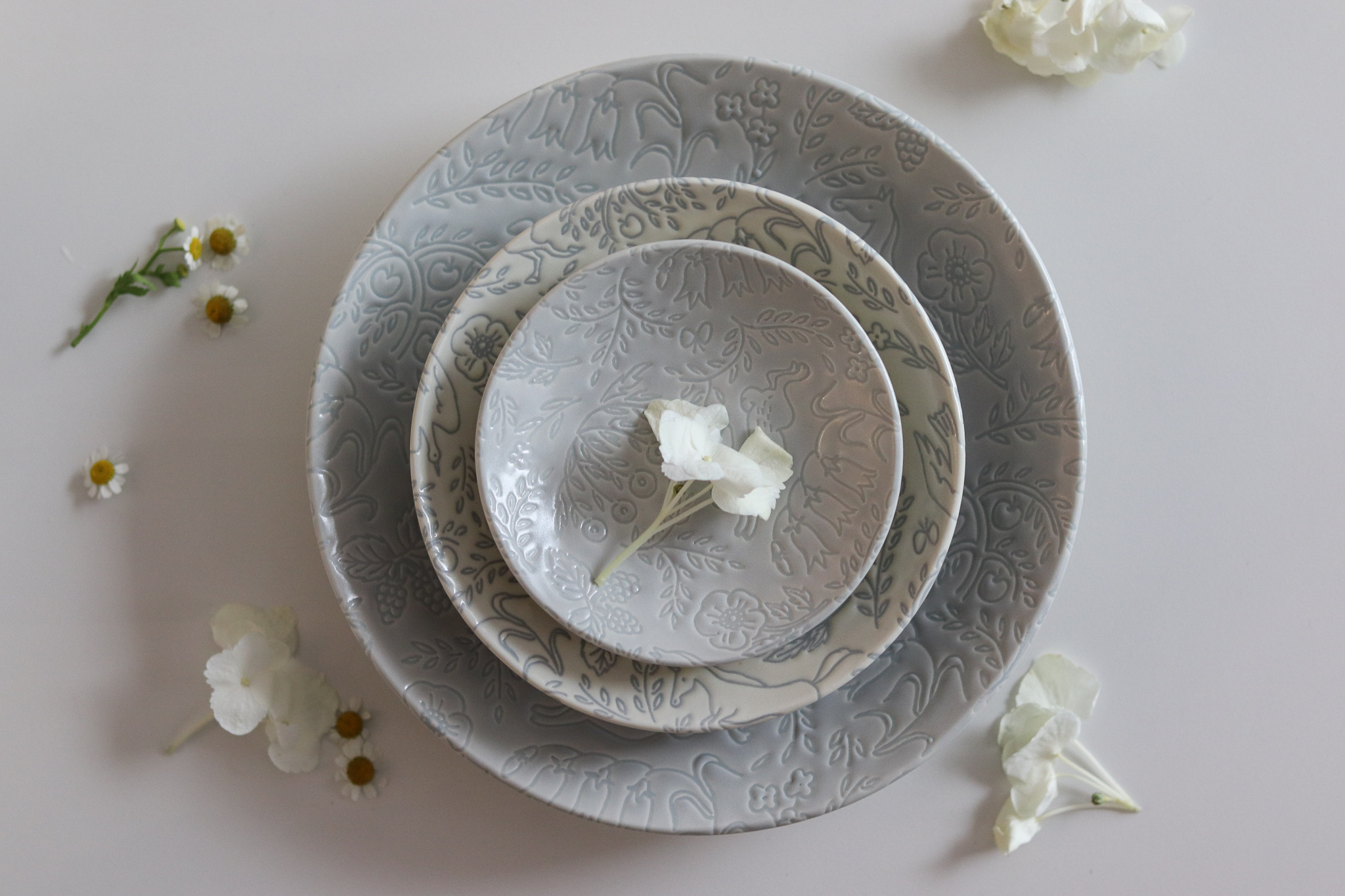 插畫家 淺野みどり Midori Asano 動物花草 圓盤