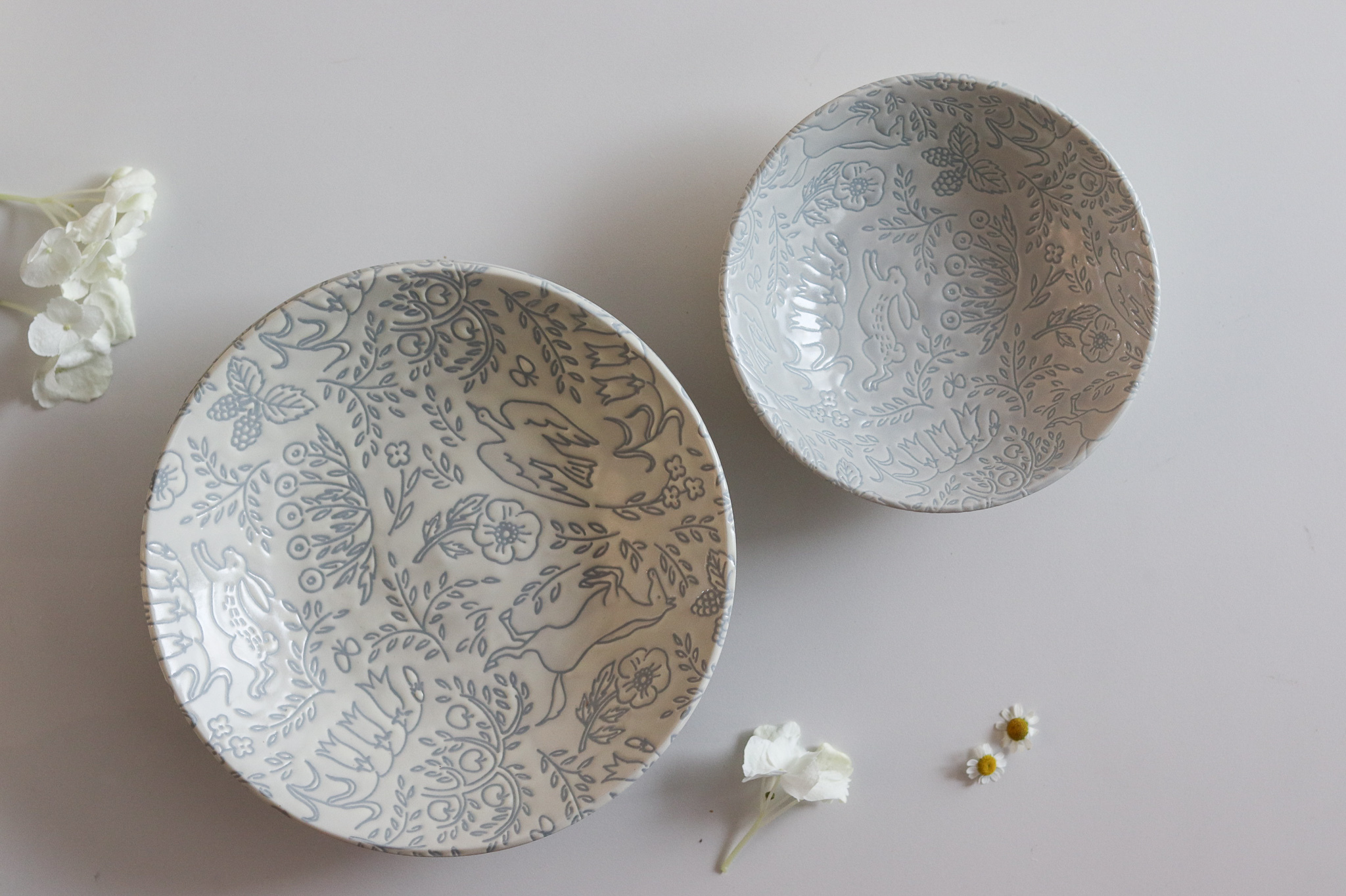 插畫家 淺野みどり Midori Asano 動物花草 深盤