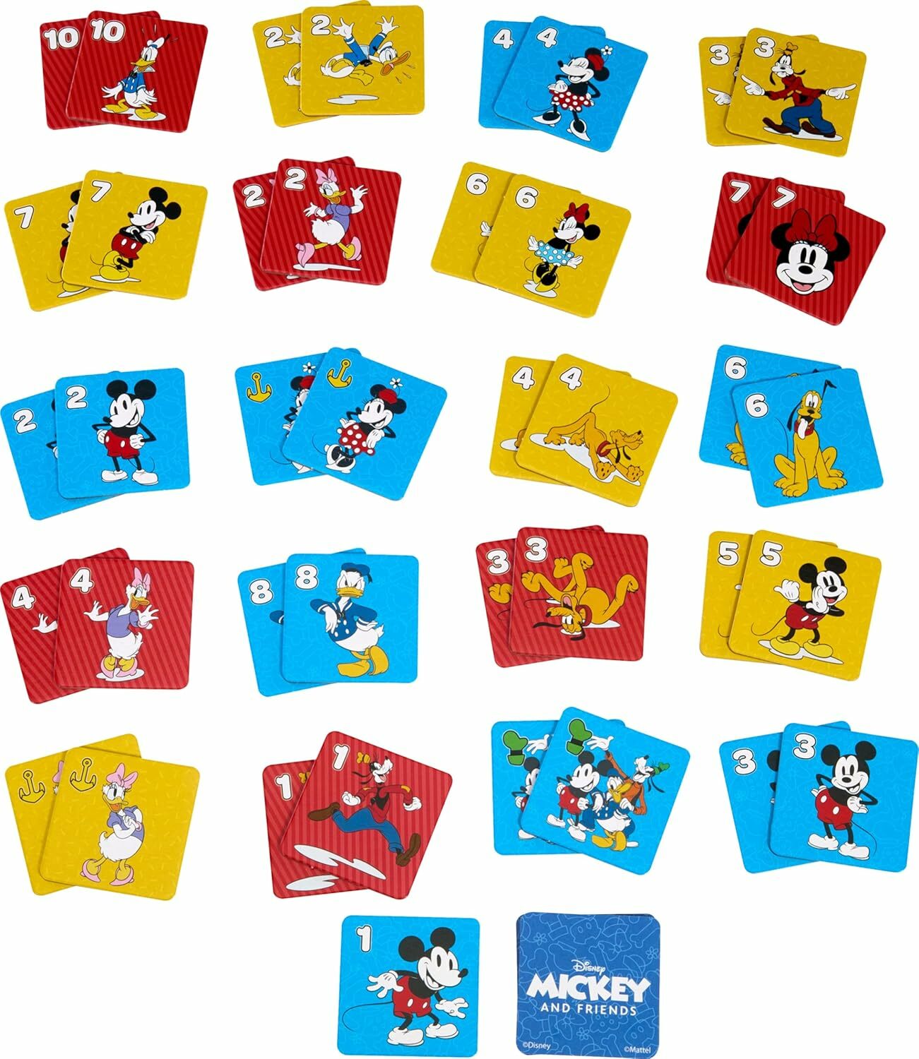 《 MATTEL 》 迪士尼 - 5合1卡牌遊戲