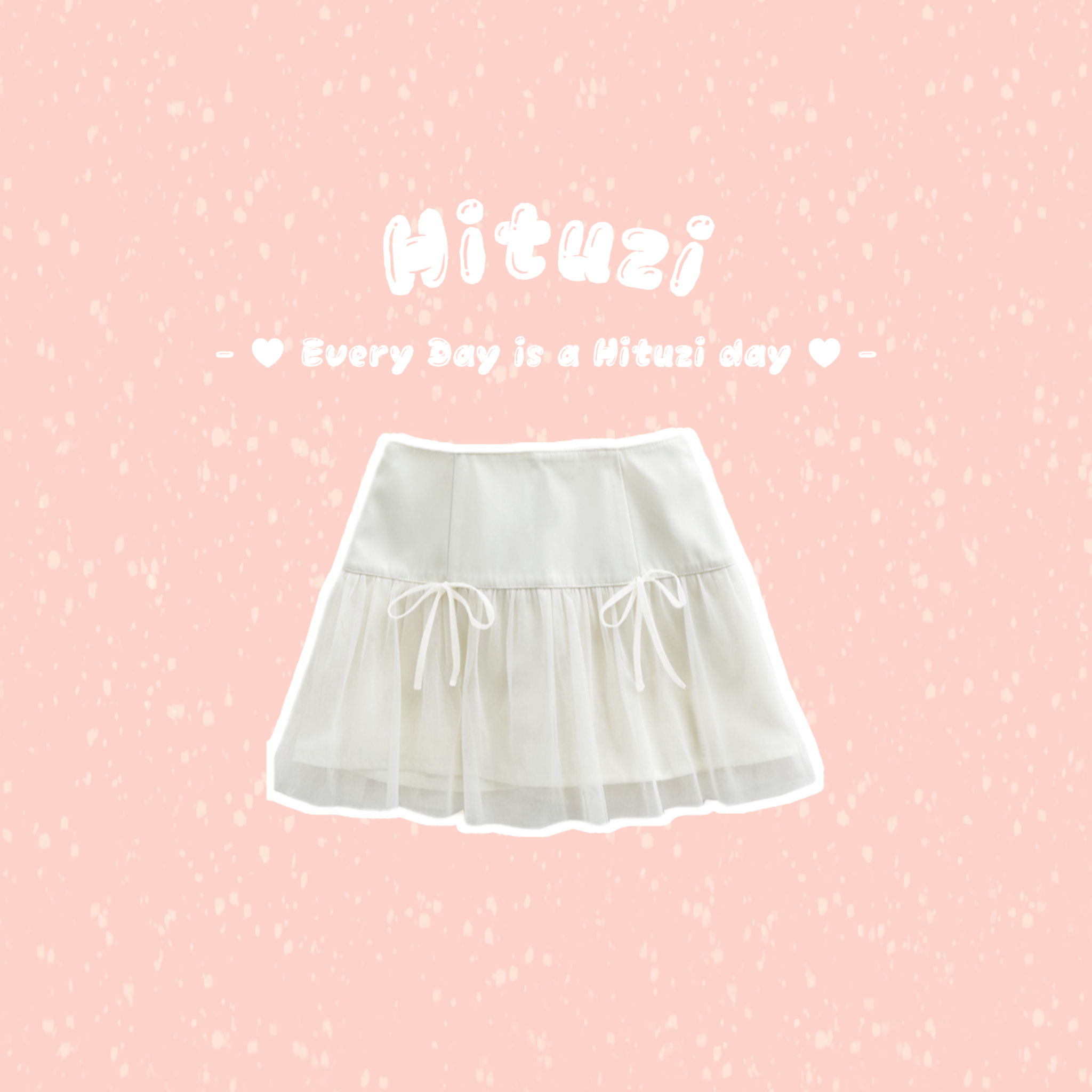 蝴蝶結薄紗迷你裙