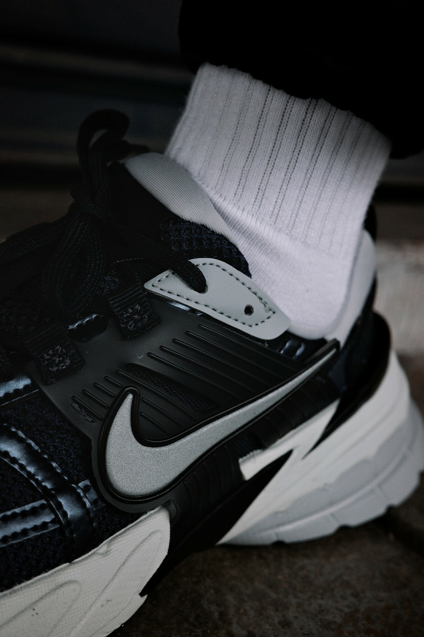 Nike 休閒鞋 V2K RUN 男鞋 海軍藍 銀 復古 運動鞋 HJ4497-400