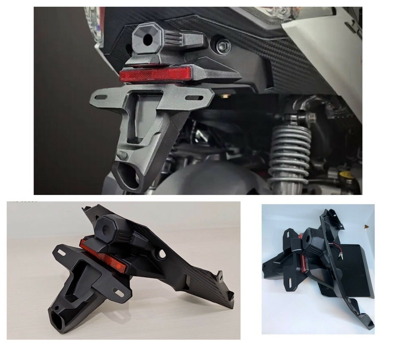 【KOSO】後牌照版 牌架 短牌架 整合行車紀錄器鏡頭 底座總成 JETS/SR/SL/SL158