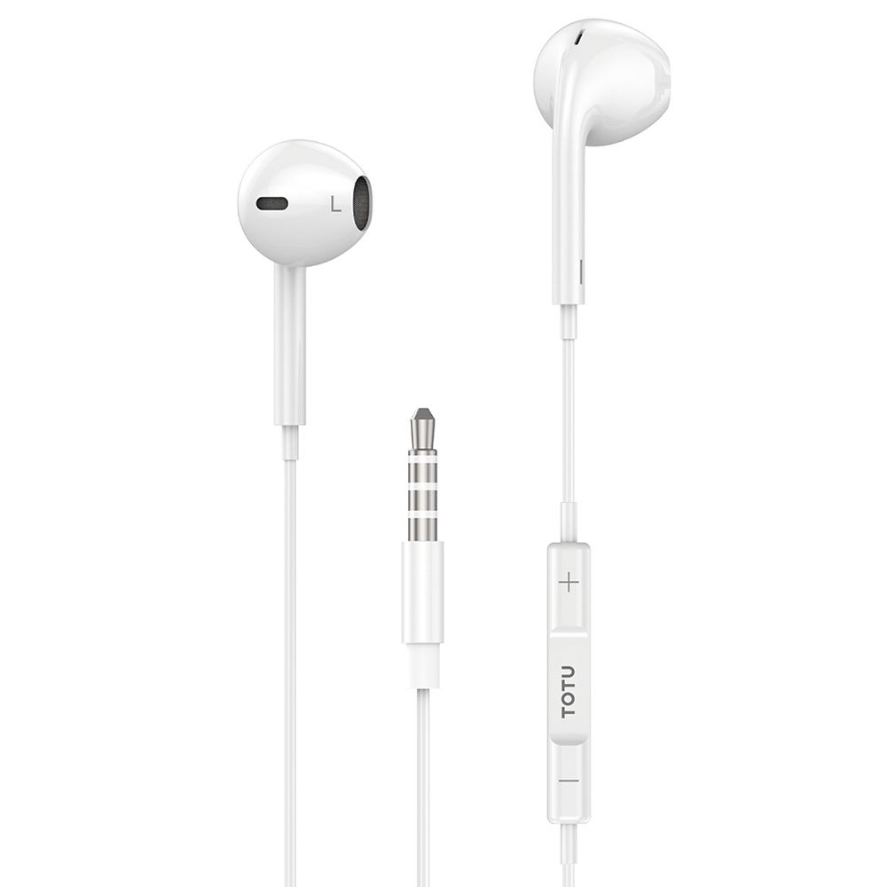 TOTU 拓途 3.5mm耳機線控通話聽歌高清麥克風 EP-1系列 1M