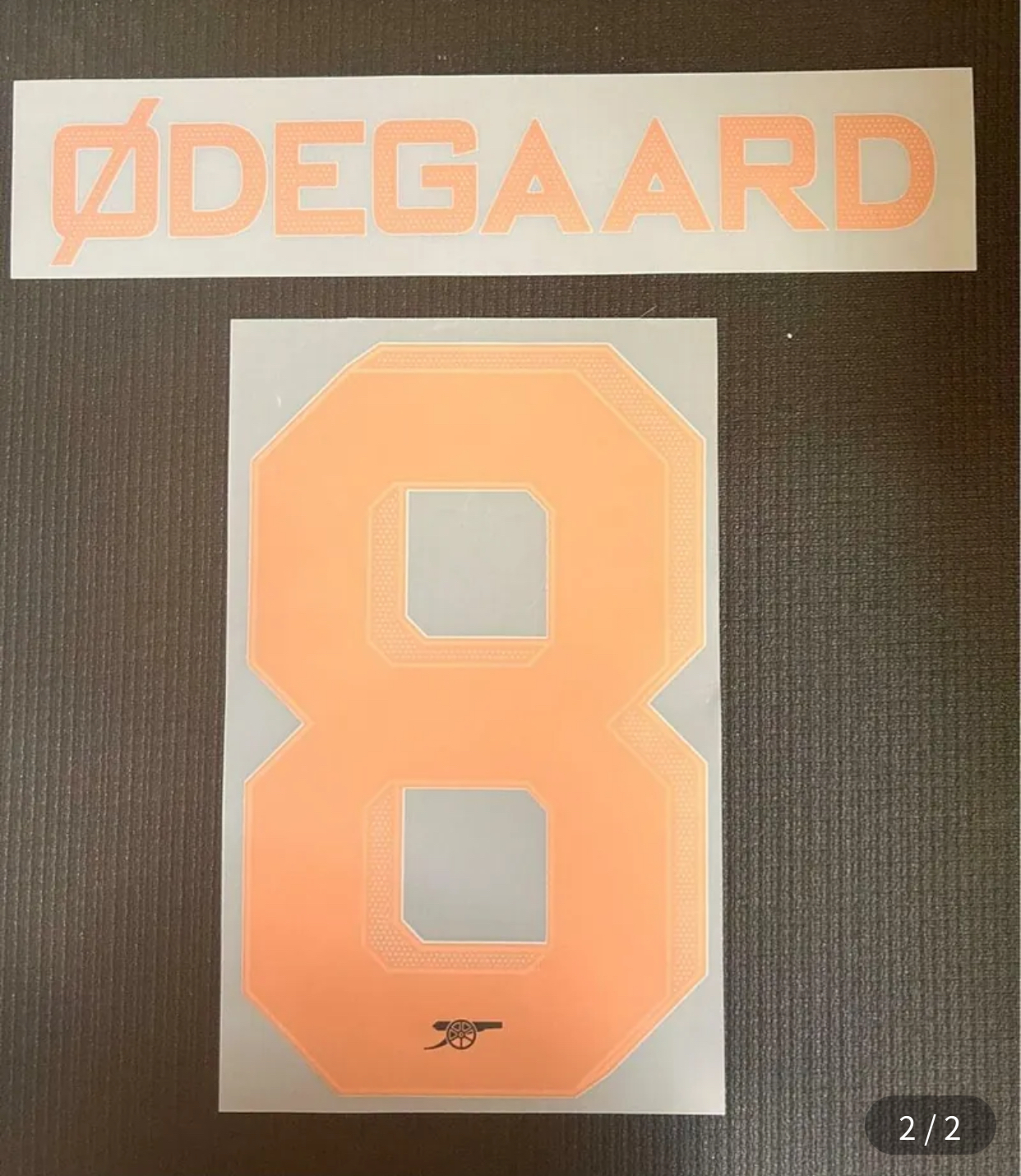 2022 Arsenal Away Club Official Nameset  (**印字, 不包括球衣)