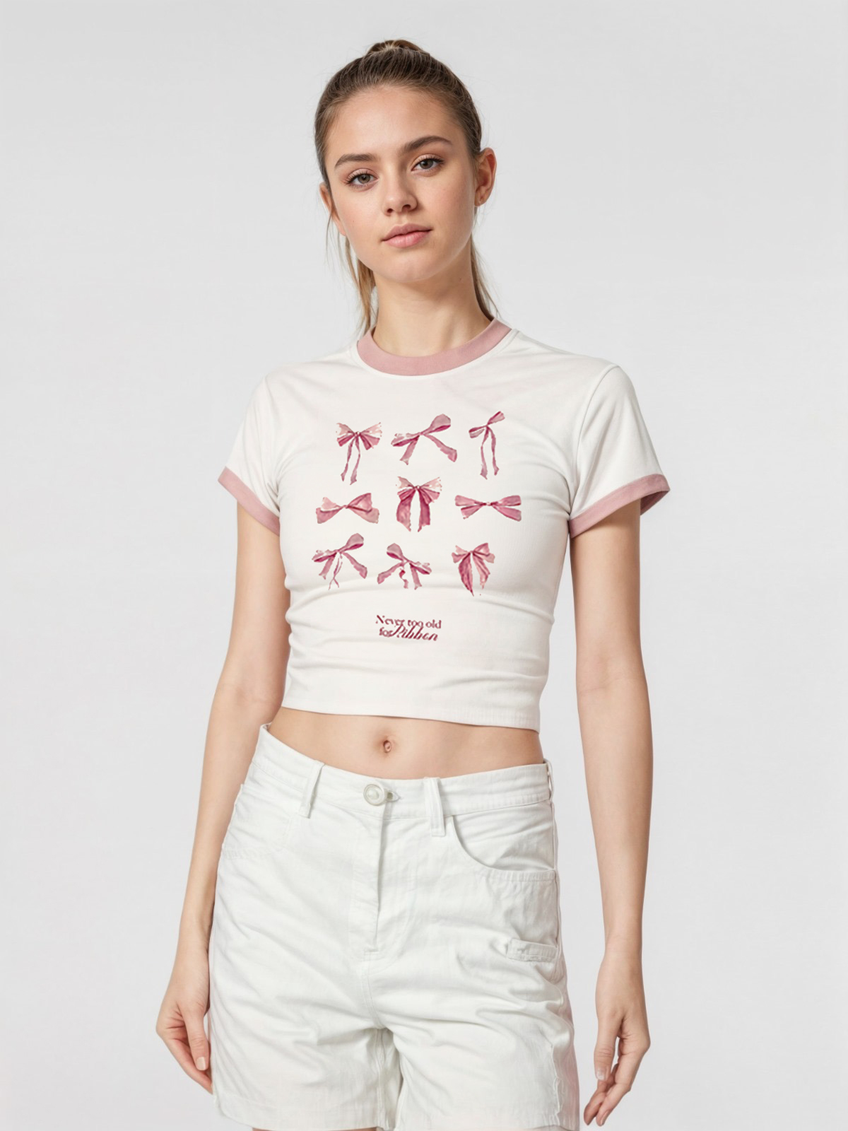 絲帶大蝴蝶結Tee