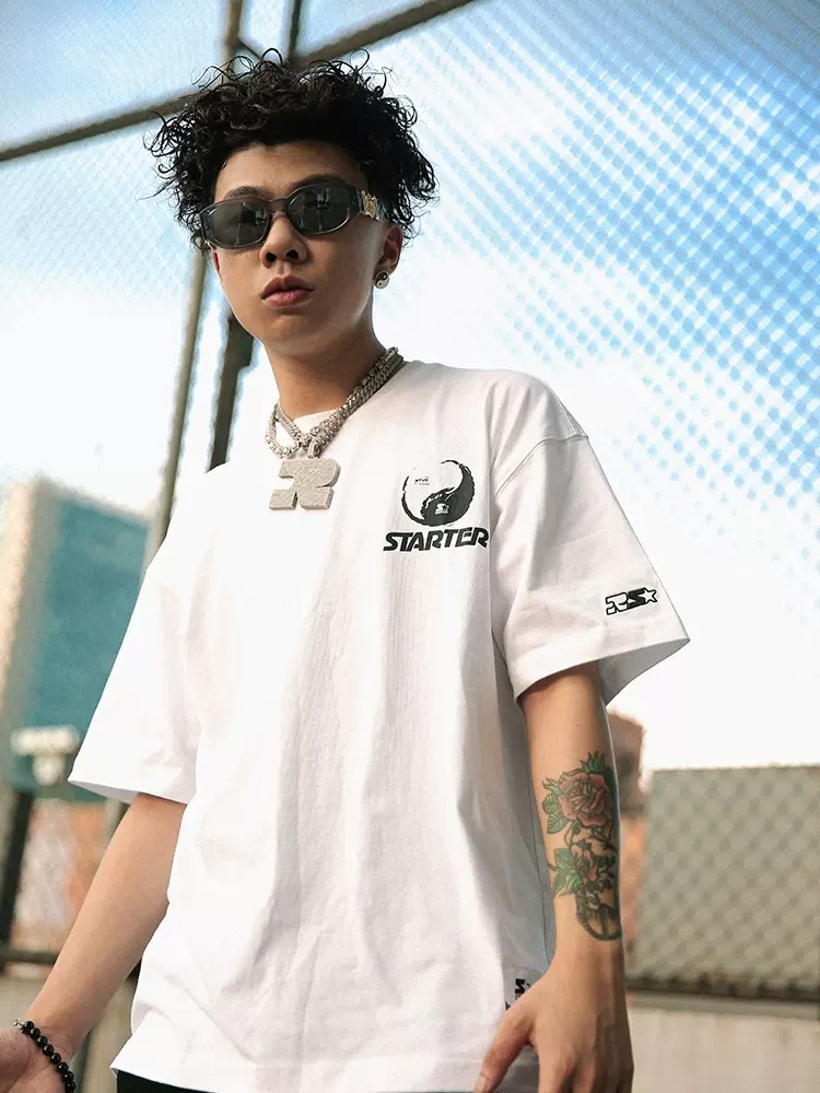 RTVG×STARTER 天火同人聯名系列 先天八卦 白色短袖 T