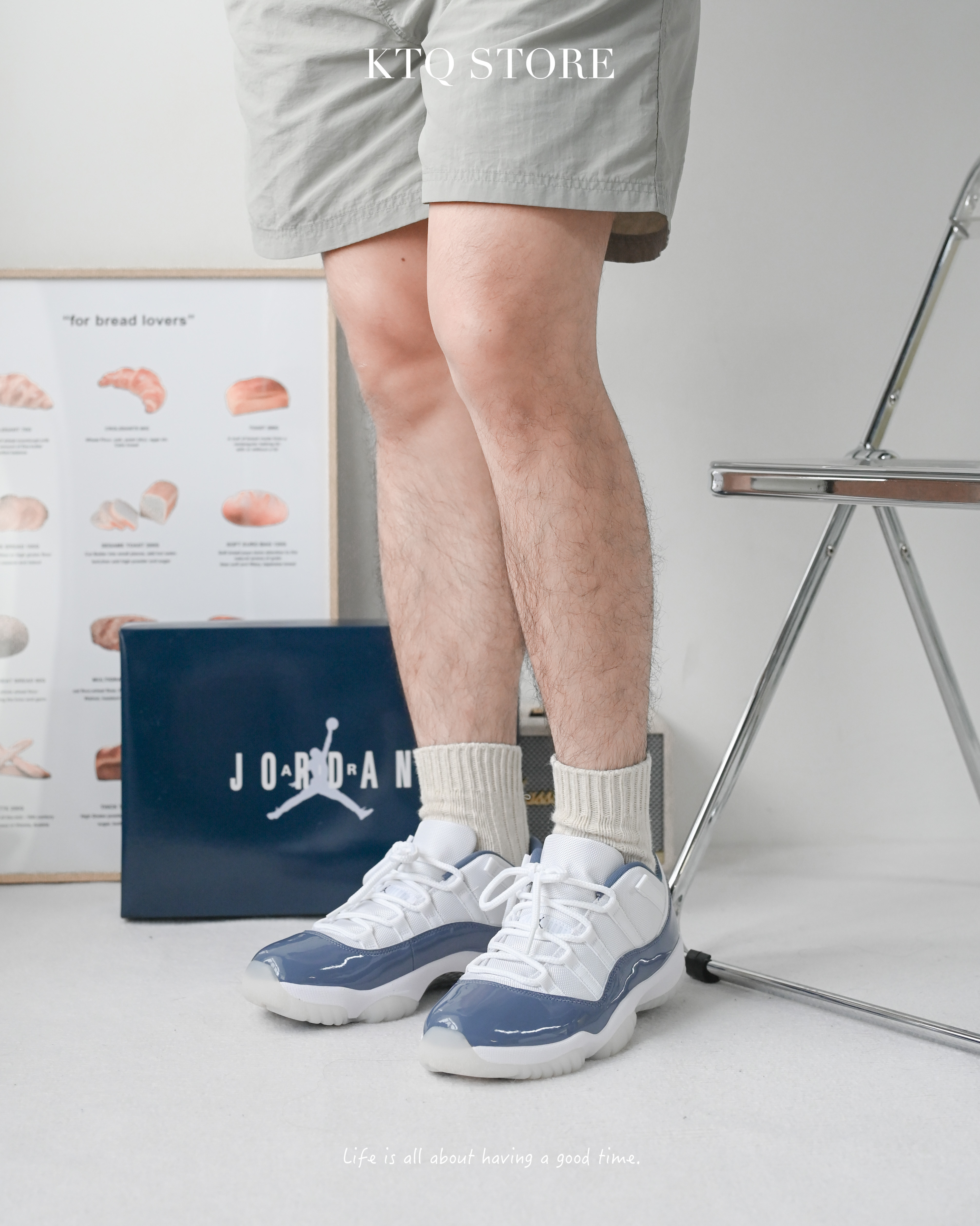 KTQ STORE ‧ Air Jordan 11 Low Diffused Blue 迷霧藍 FV5104-104