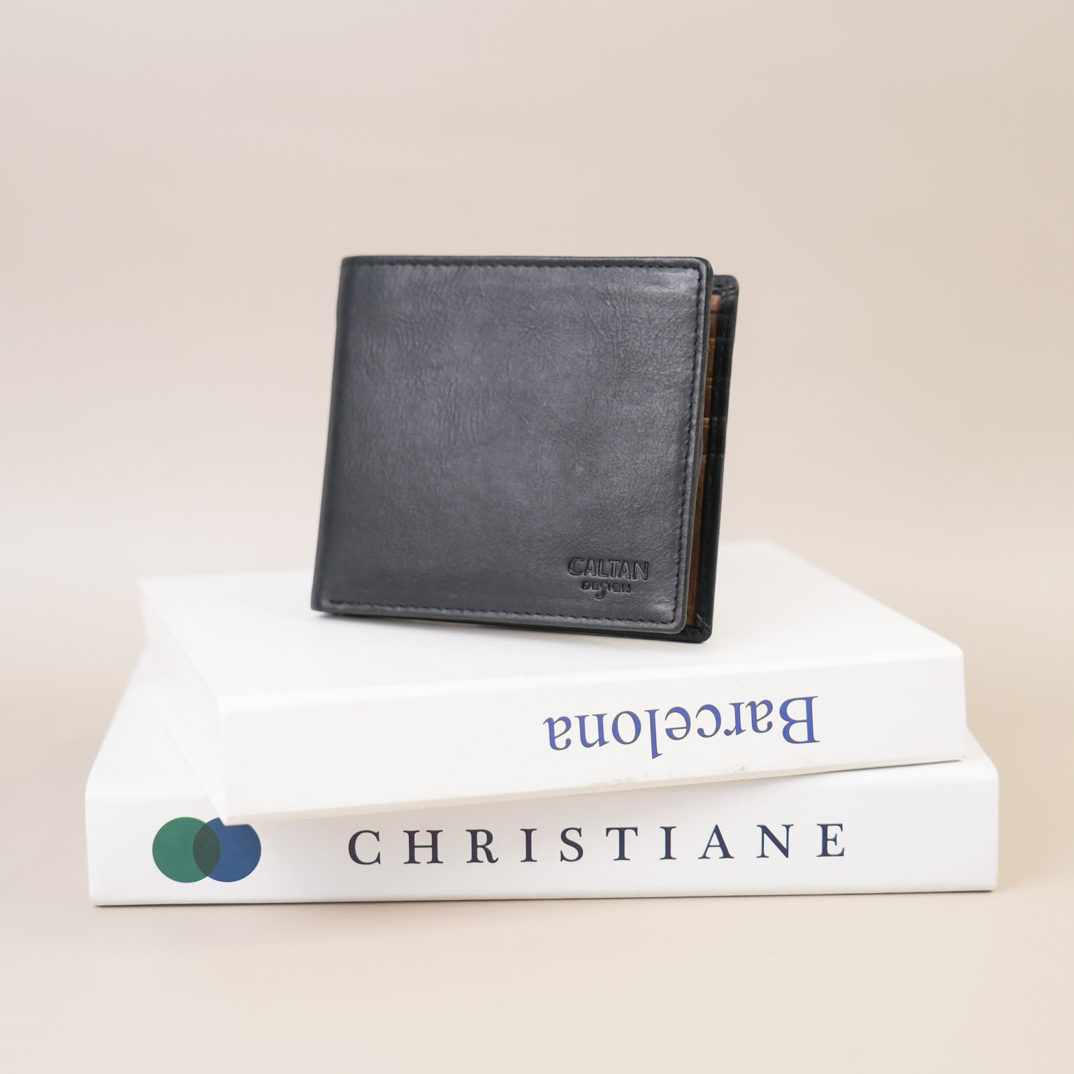 『新品上市』老爺有喜  雙色系俐落型男短夾(075173bk)