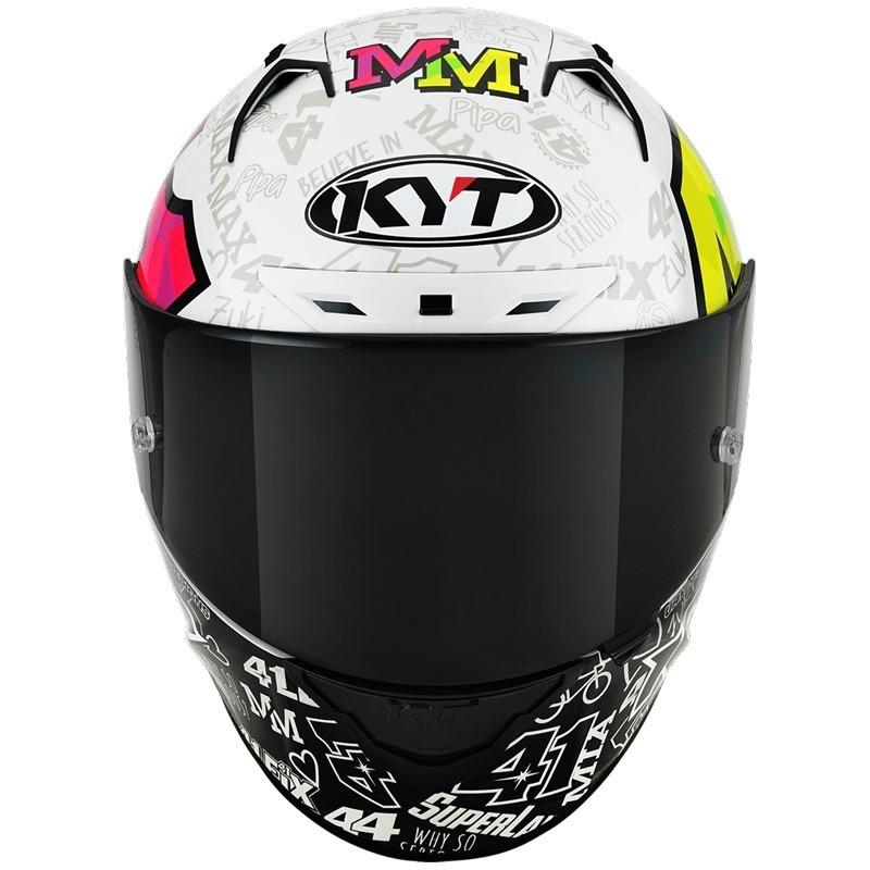 KYT NZ-RACE #41白 選手彩繪 碳纖維帽款  輕量