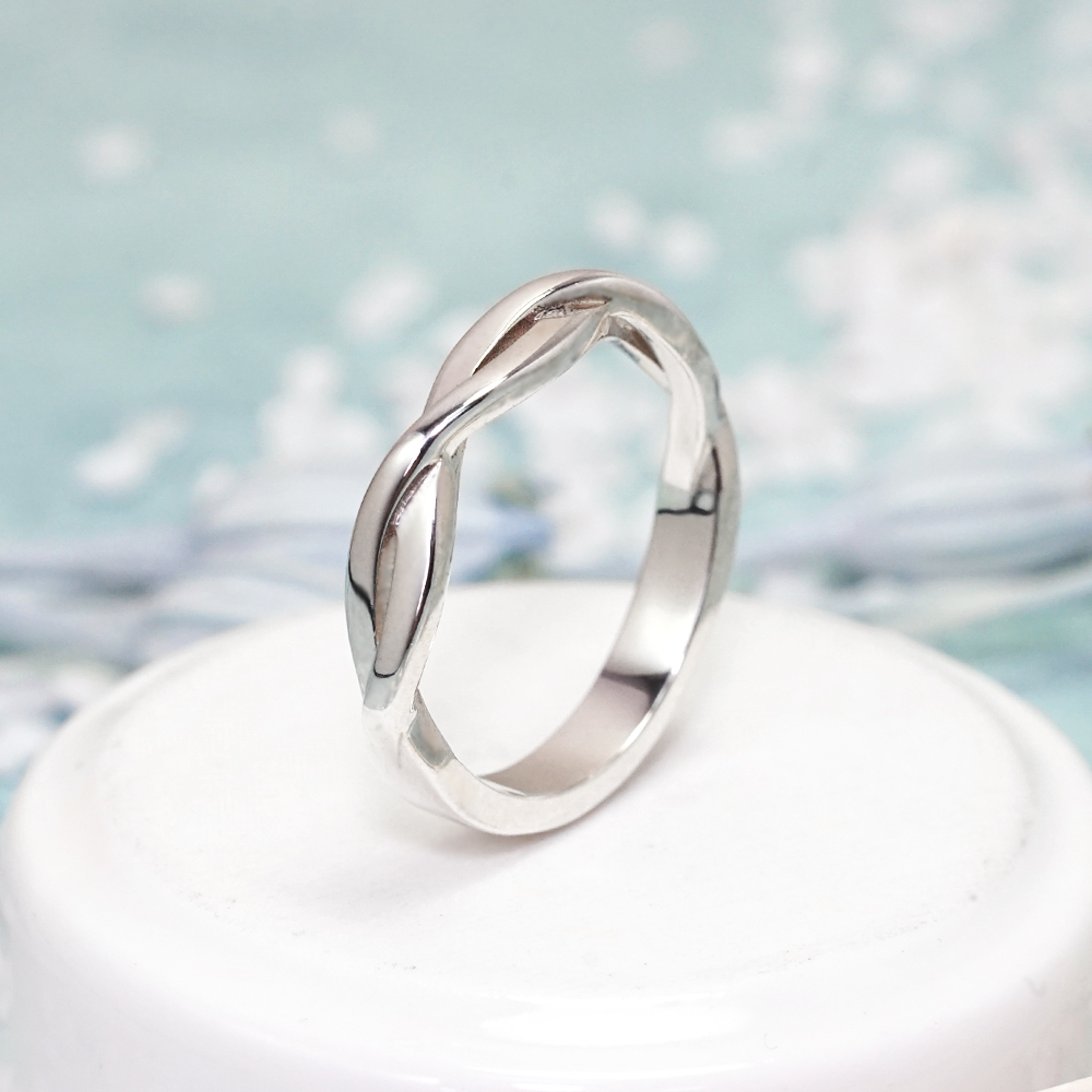 純銀刻字 心戀交織 男戒 925純銀戒指 男生戒指 客製化訂製