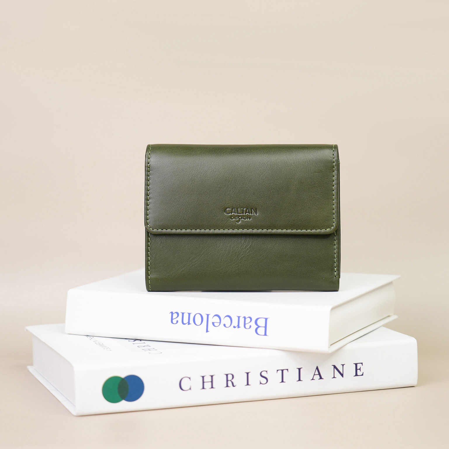 『新品上市』老爺有喜  真皮俐落三折扣式中長夾(075170cd)