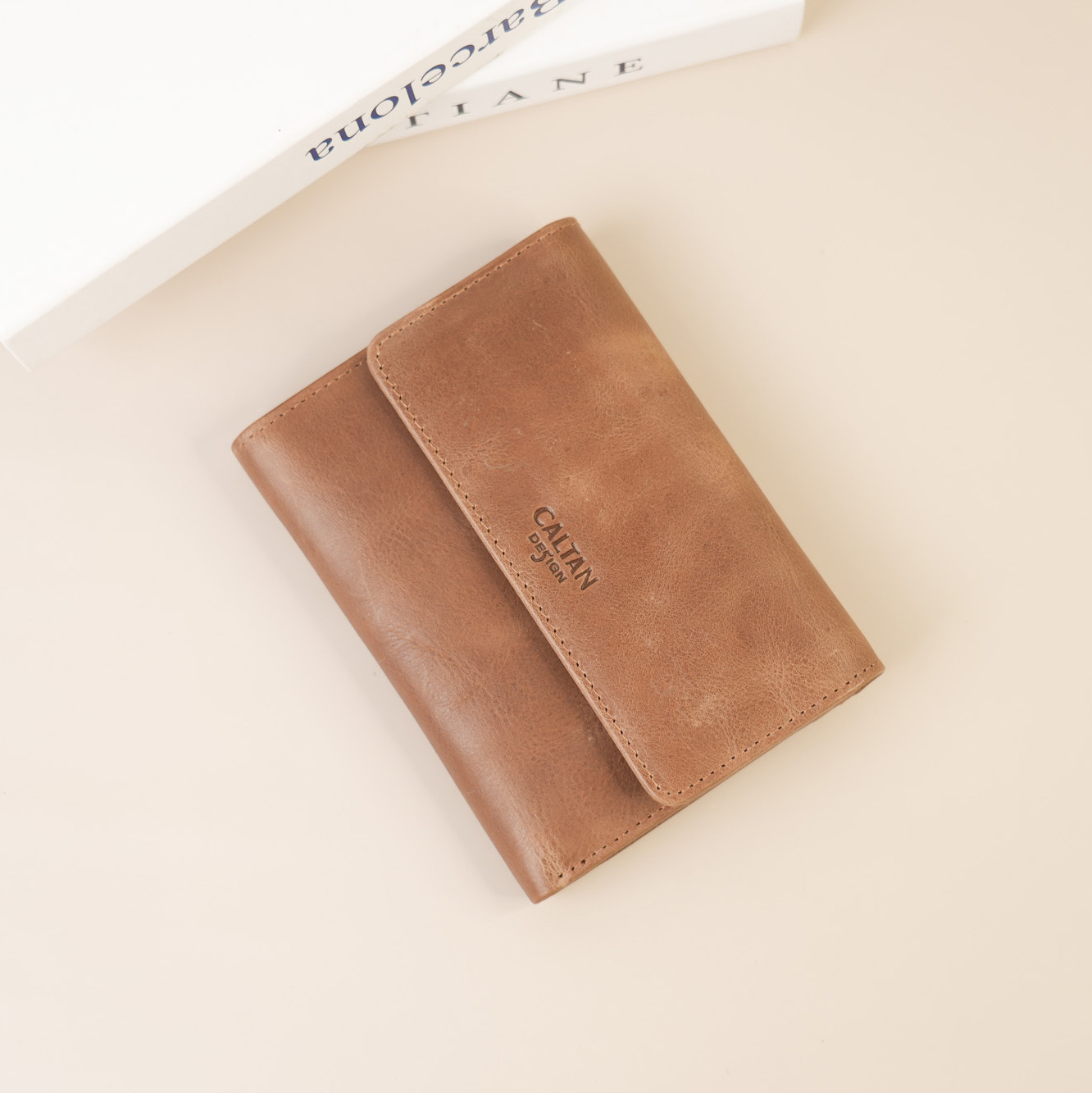 『新品上市』老爺有喜  真皮俐落三折扣式中長夾(075170lt)