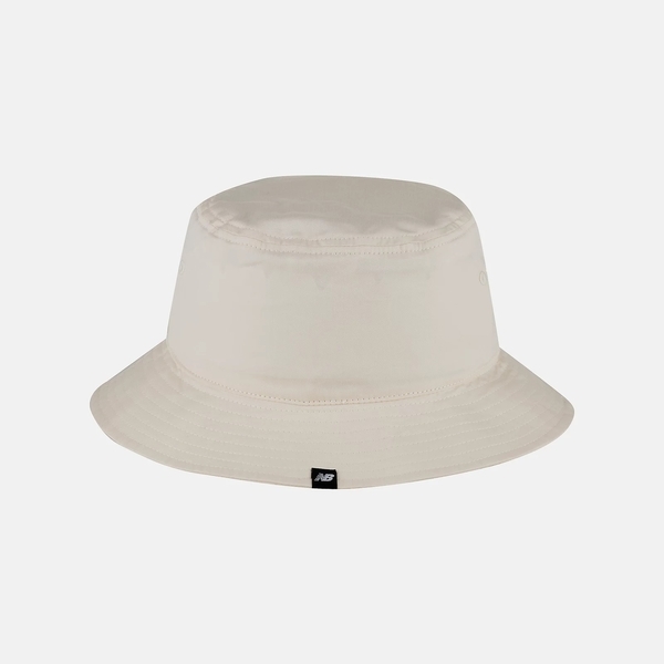 NEW BALANCE 漁夫帽 NB 米白 基本款 刺繡 休閒 LAH13003LIN