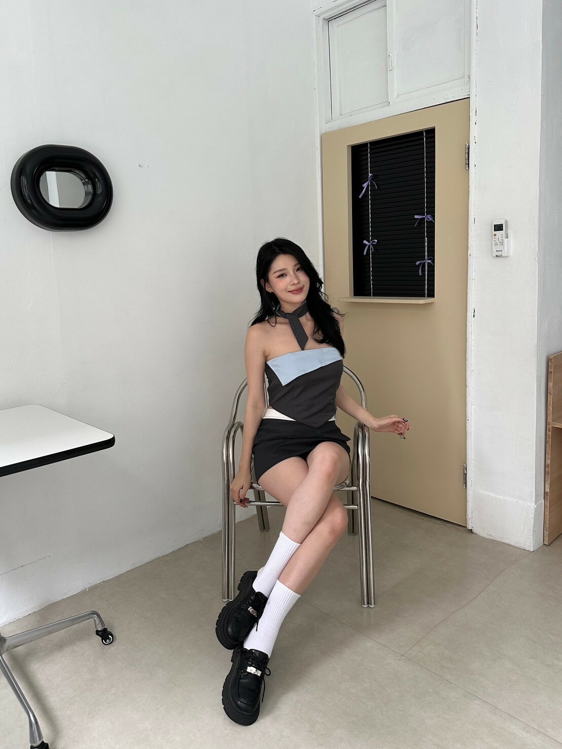 年末出清✧˖°告白定律💘 撞色翻邊抹胸（附掛脖）