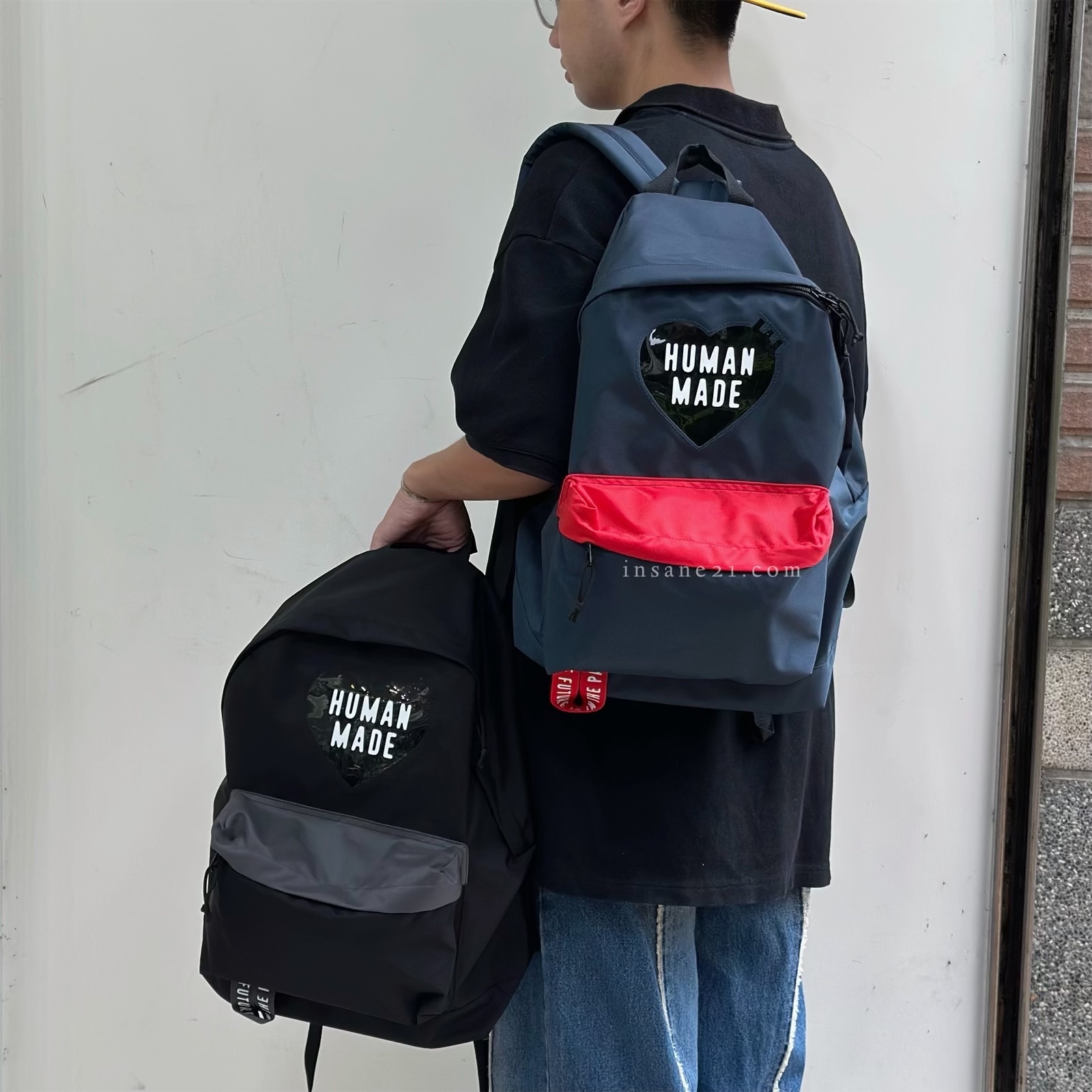 HUMAN MADE BACKPACK 後背包 雙肩包 撞色 尼龍 包包 防水/現貨