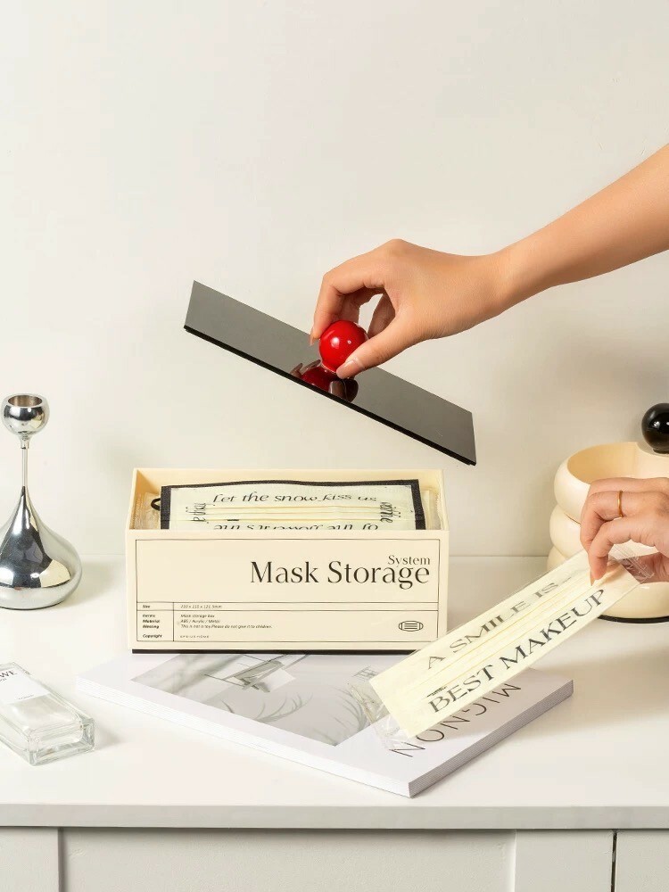 美式字母圓球掀蓋造型面紙盒擺件 / 3色