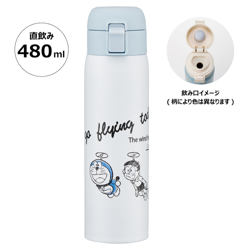 日本 Skater 超軽量保溫保冷直飲水壺 - 多啦A夢