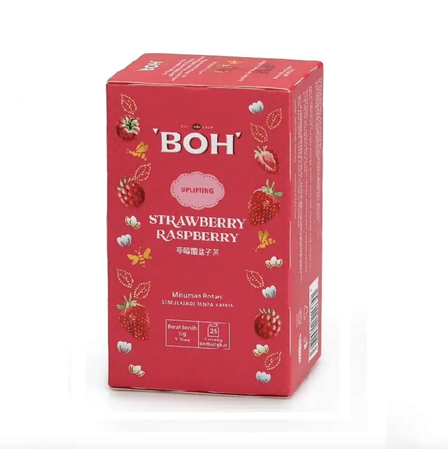 BOH 草莓覆盆子茶包