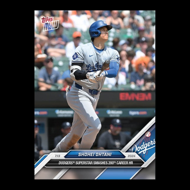 MLB球員卡 Shohei Ohtani - 2024 MLB TOPPS NOW® Card 413 - PR: 16318