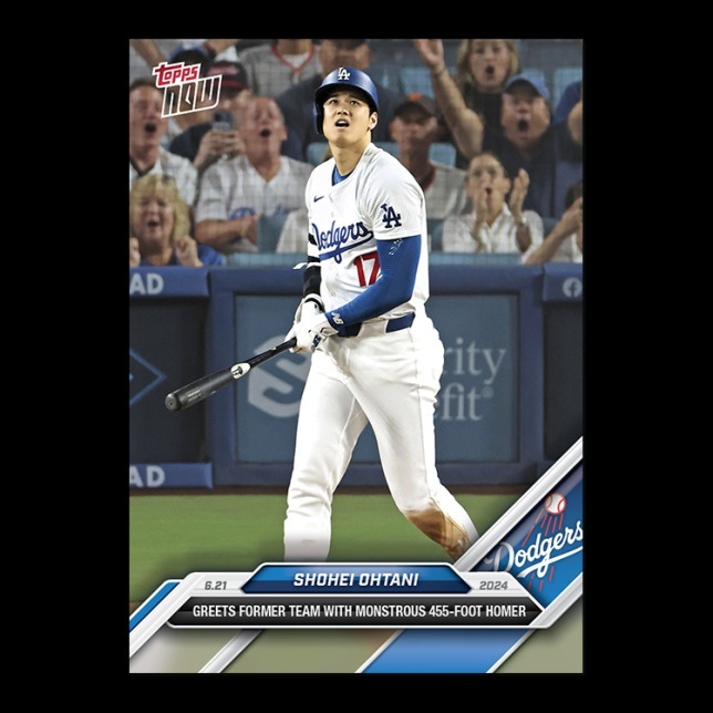 MLB球員卡 Shohei Ohtani - 2024 MLB TOPPS NOW® Card 328 - PR: 4386