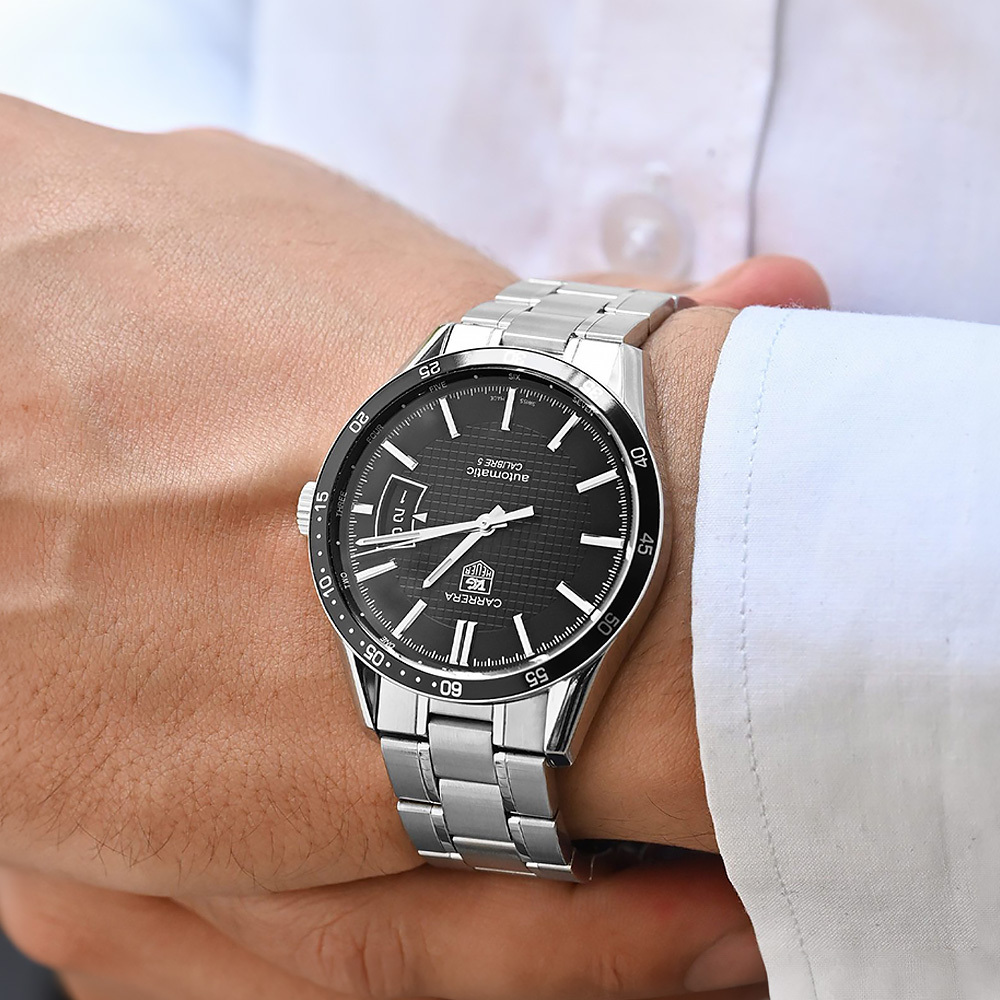 【TAG Heuer 泰格豪雅】Carrera 卡萊拉 WV211M.BA0787 簡約素雅 賽車卓越 瑞士製造 日期 動力儲存 自動機械 手錶