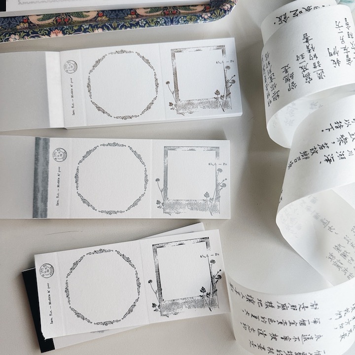 收藏 -40枚 活版印刷便條本｜日本 yohaku