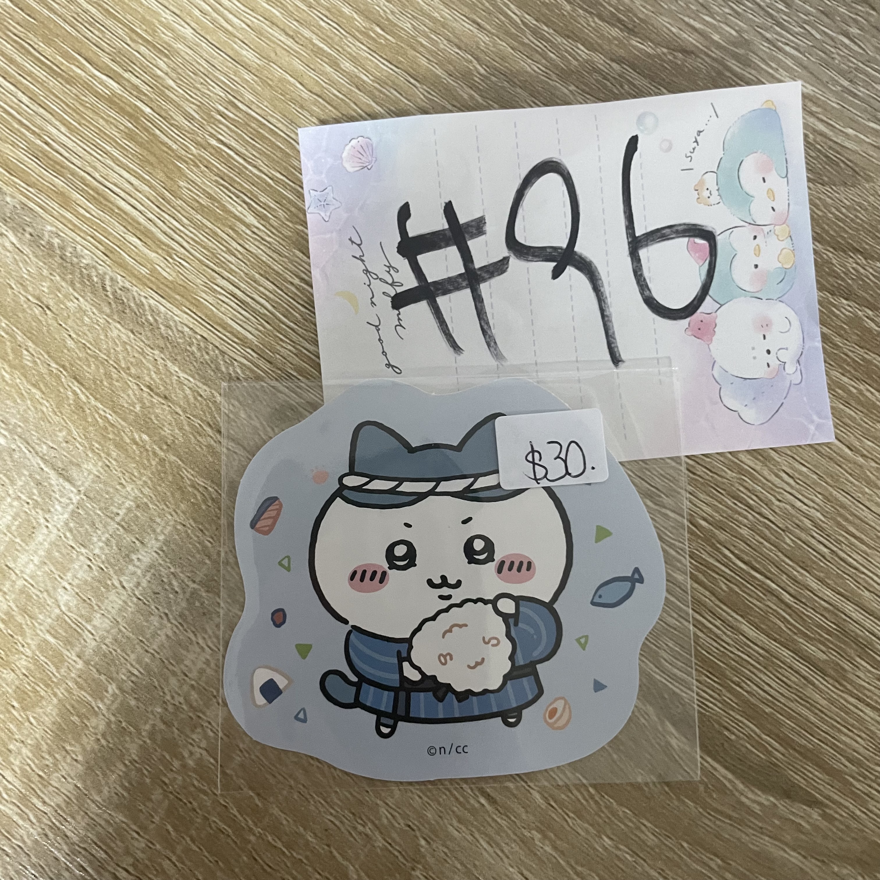 CHIIKAWA  八字貓  貼紙#96