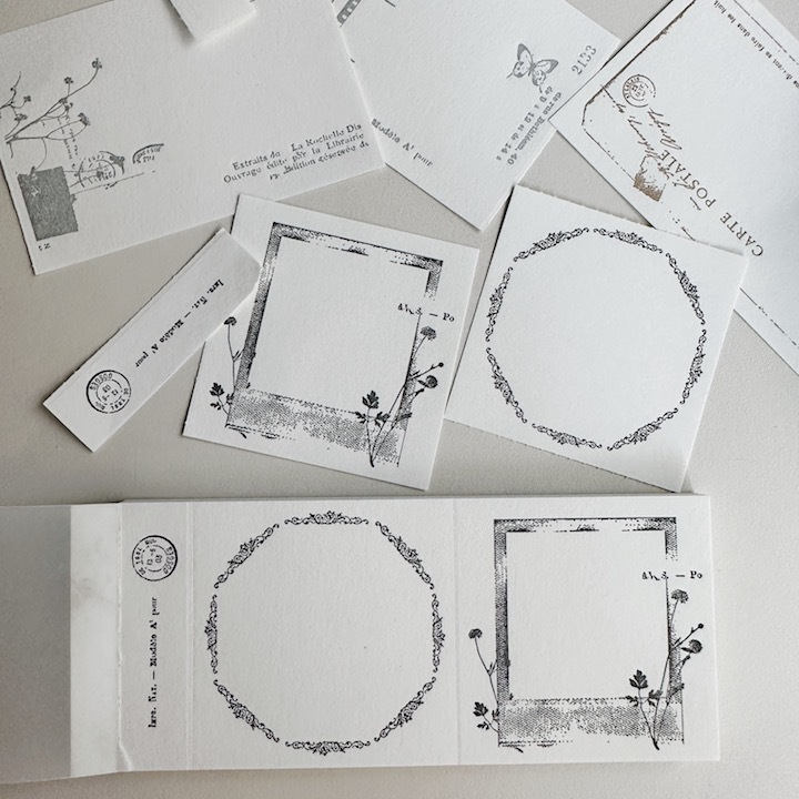 收藏 -40枚 活版印刷便條本｜日本 yohaku