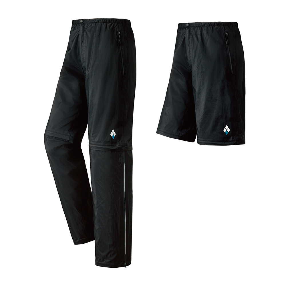 【防水防雨】montbell: Convertible Rain Pants