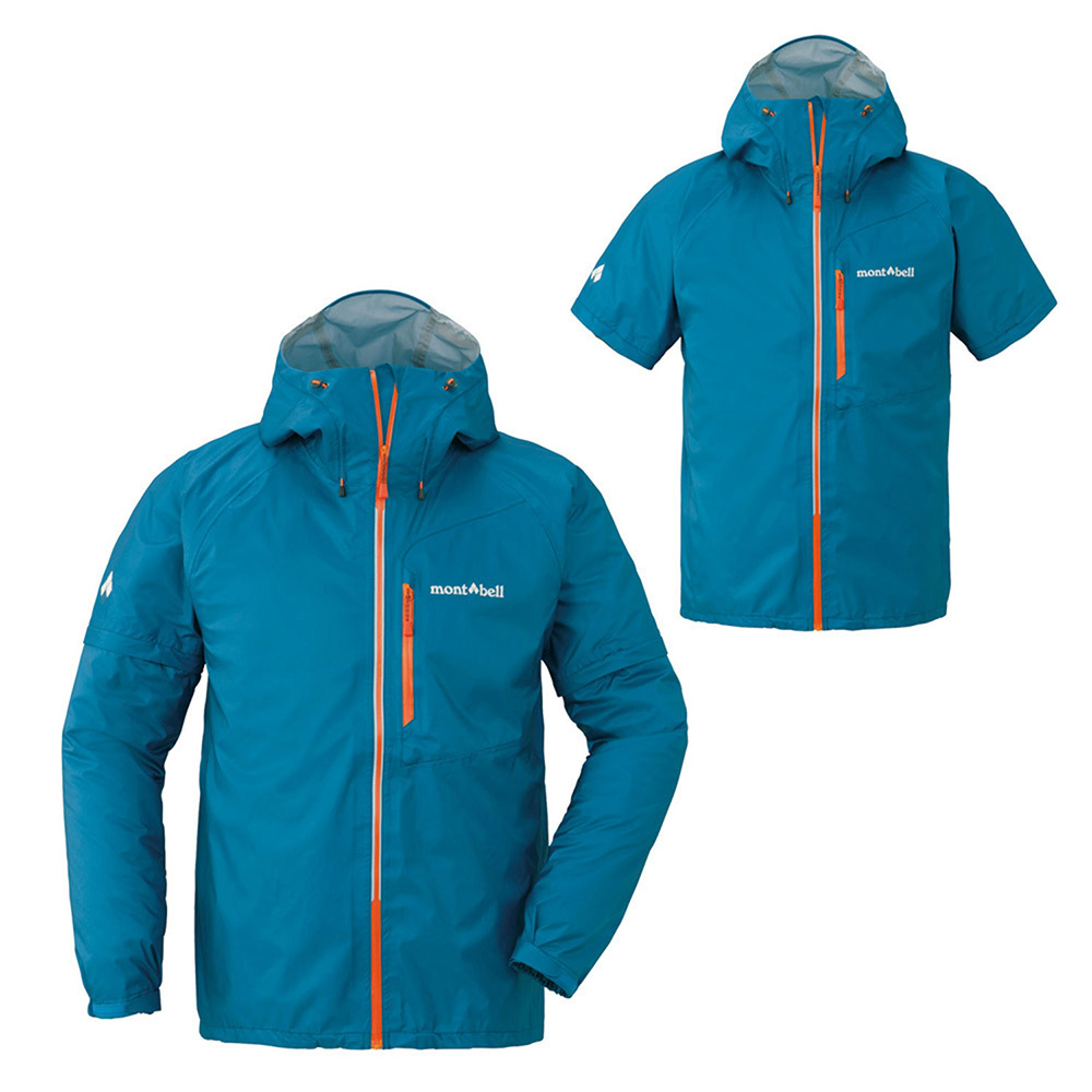 【防水防雨】【美版】montbell: US Convertible Rain Jacket