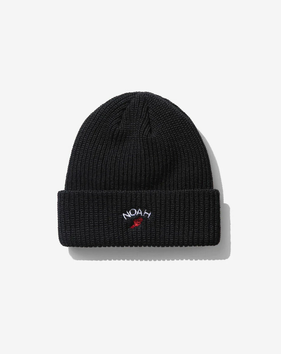Noah Black Wing Foot Beanie