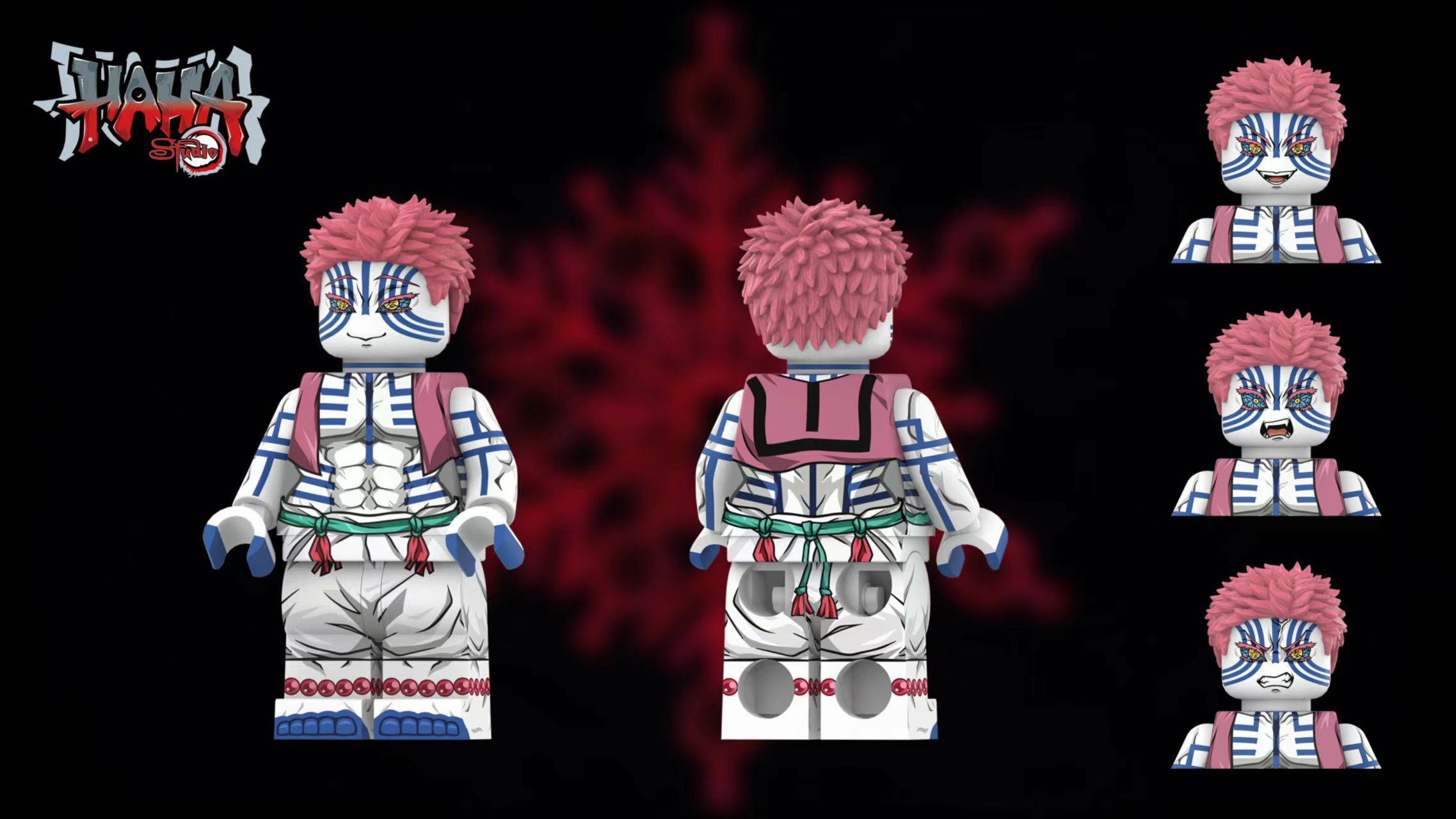 [HAHA Studio][Preorder] Demon Slayer: Kimetsu no Yaiba - Akaza [UVprinted]