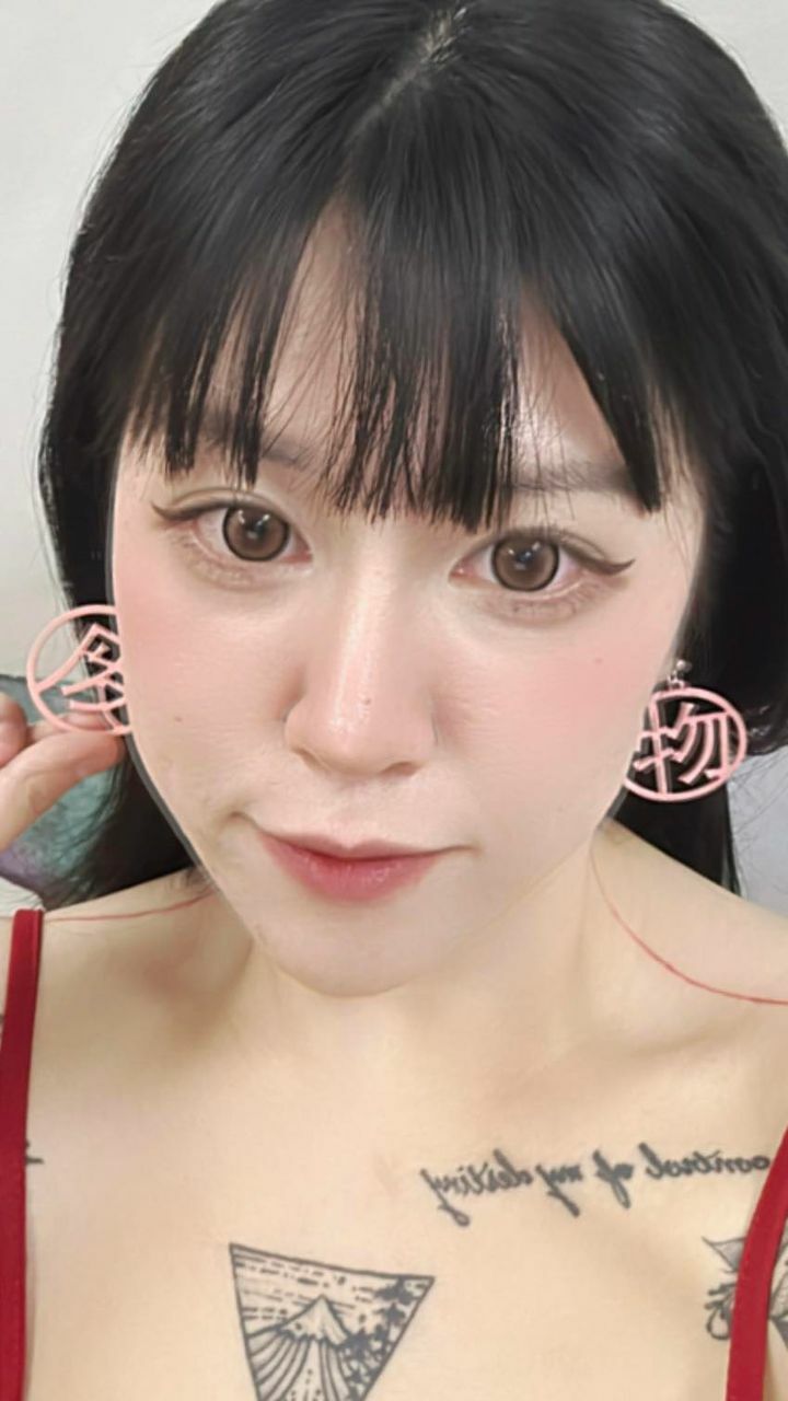 搞怪甜喪漢字廢物耳墜☯︎異妹推薦