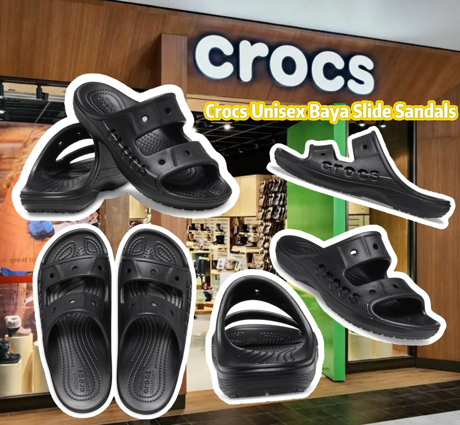 【預購】Crocs Unisex Baya F081602 拖鞋