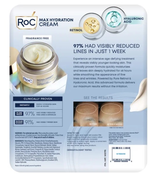 【預購】RoC Retinol Correxion Max Hydration F081603 面霜