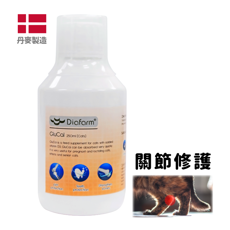Diafarm丨葡萄糖胺鈣液 (貓用) 250ml (ST-44901-C)