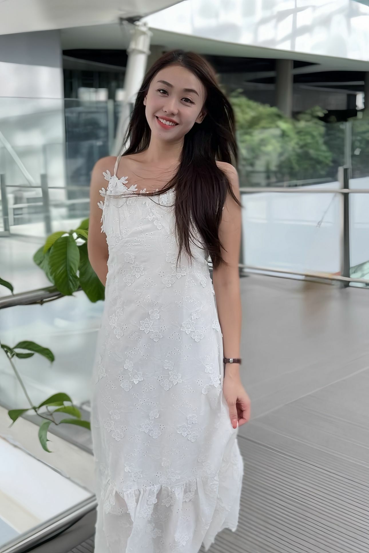 OP#6313 🤍白蘭花仙連身裙